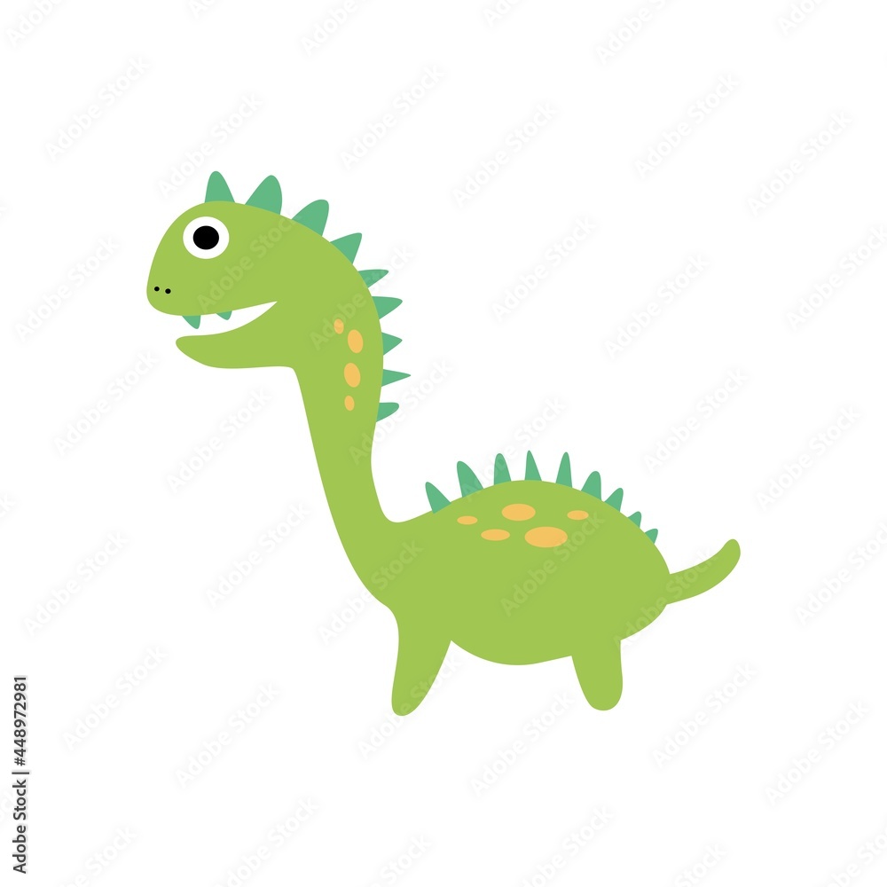 Naklejka premium happy dinosaur for kids perfect for business element