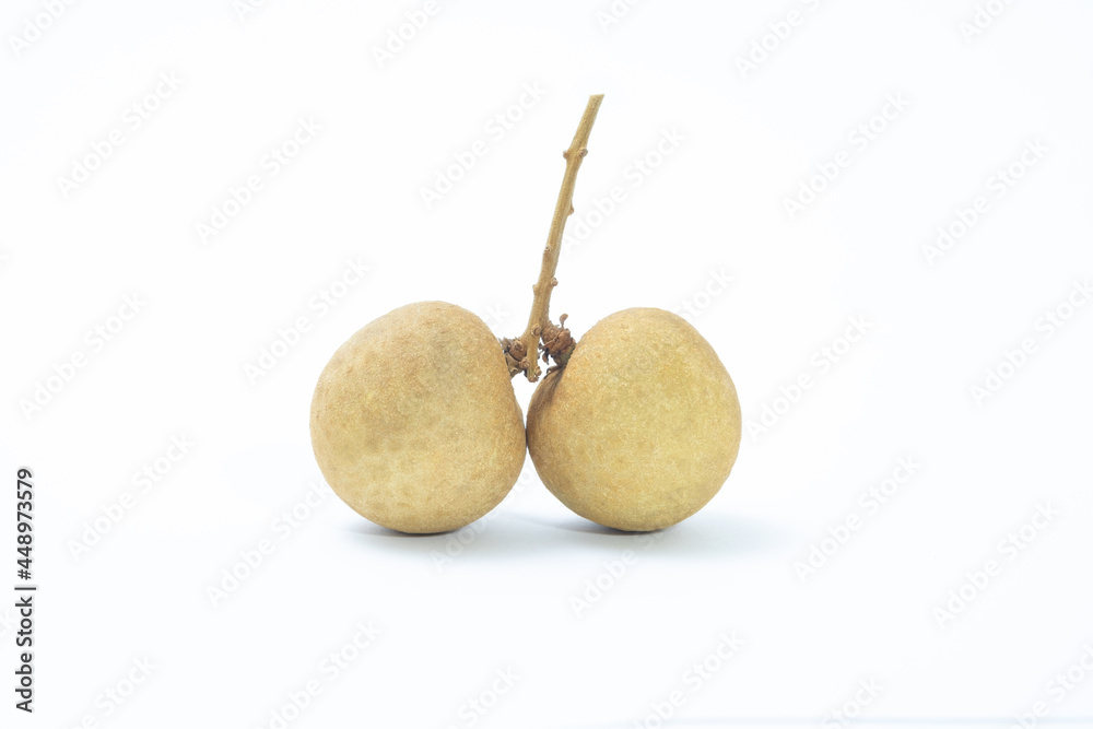 Longan on whith background. Fresh Longan thai fruit. Longan on whith background. Fresh Longan thai fruit.