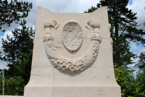 american war memorial at butte de montsec in lorraine (france) photo