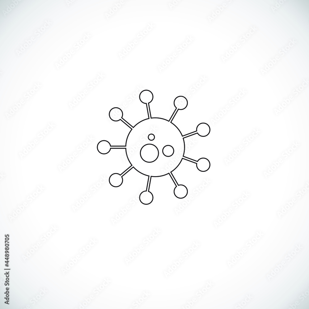 Virus icon illustration vector sign symbol, covid-19 virus or corona. Virus concept. Bacteria and germs, microorganism disease causing, cell cancer, microbe, virus, fungi. Virus icon illustration vector sign symbol, covid-19 virus or corona. Virus concept. Bacteria and germs, microorganism disease causing, cell cancer, microbe, virus, fungi.
