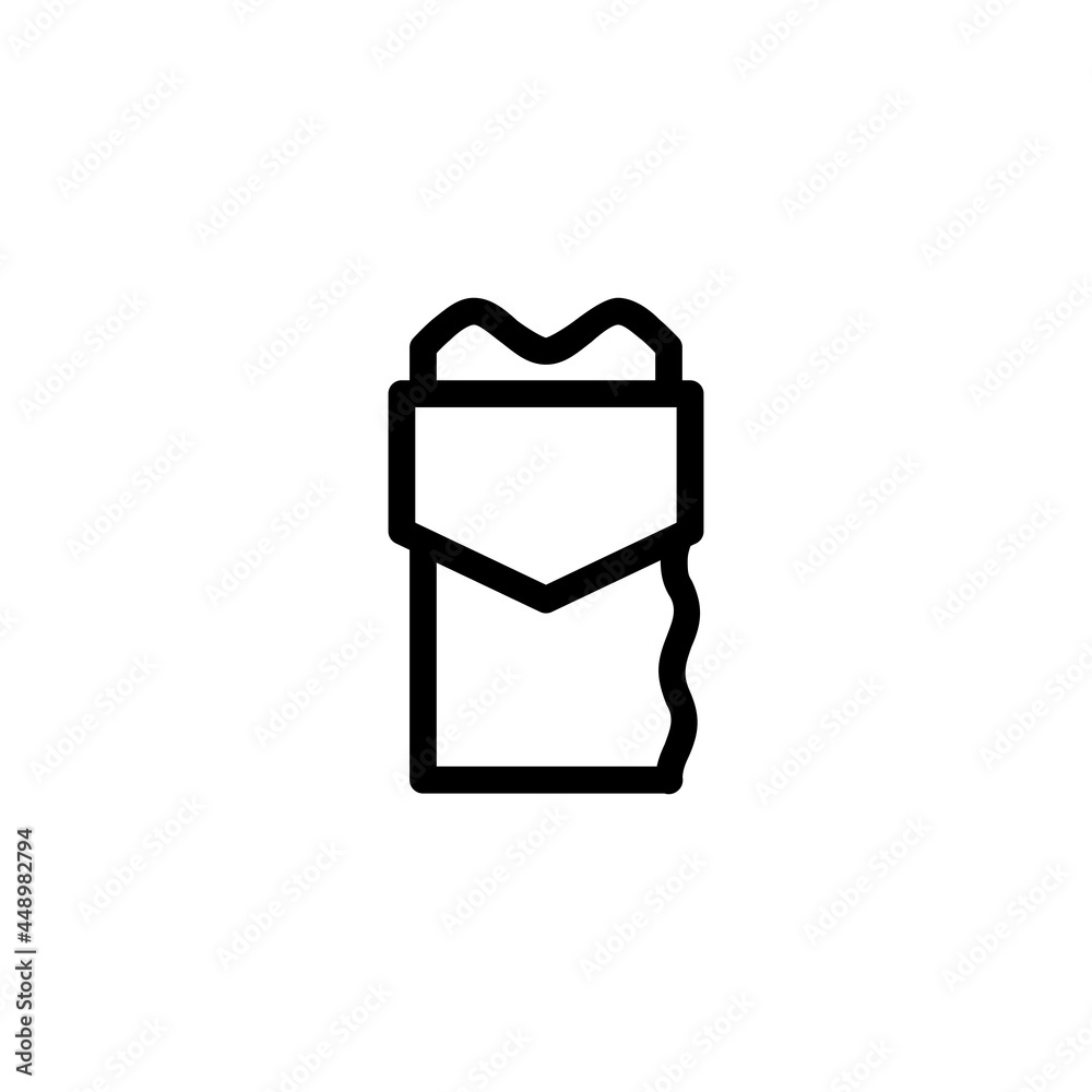 Electro Shock Stun Gun Weapon Monoline Icon Logo Vector for Graphic Design and Web Electro Shock Stun Gun Weapon Monoline Icon Logo Vector for Graphic Design and Web