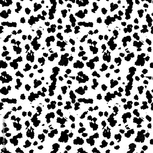 black and white hand drawn simple ink brush stroke seamless pattern. vector illustration for background, bed linen fabric, wrapping paper, scrapbooking