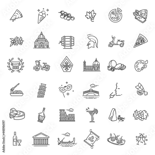 Symbols of the country. isolated vector illustration.