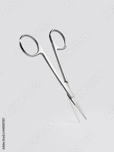 Surgical instrument on white background