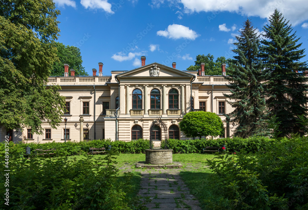 The Habsburg Palace in the Castle Park in Zywiec