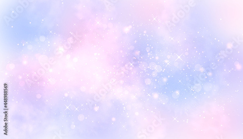 きらきら　靄　星　夢イメージ　抽象的な背景装飾イラスト