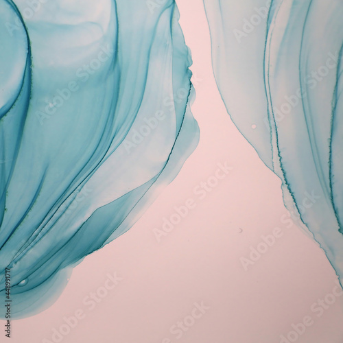 Modern abstract painting made of alcoholic ink. Colorful abstract painting background. Abstract colorful background, wallpaper. Modern art. Paint marble texture