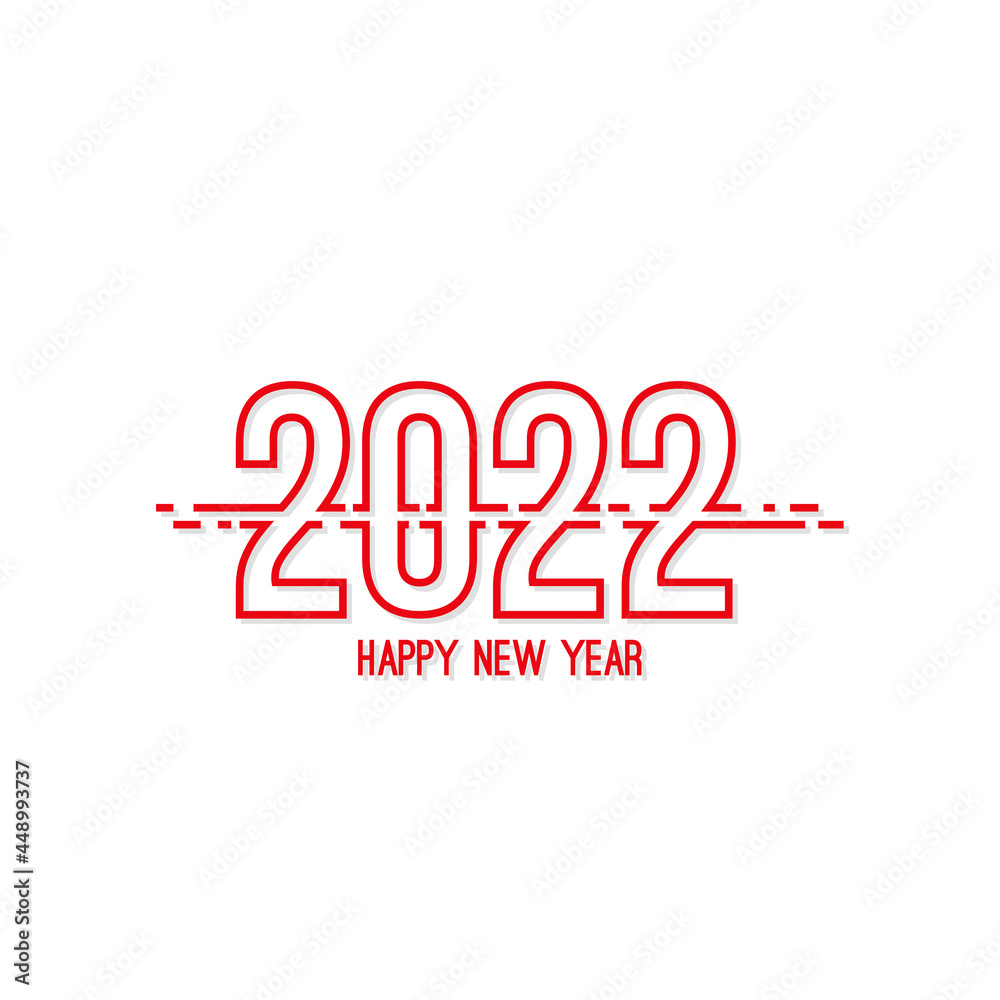 Obraz premium Creative happy new year