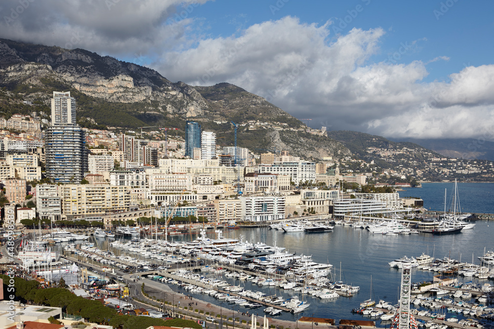 Cityscape of Monte Carlo, Principality of Monaco
