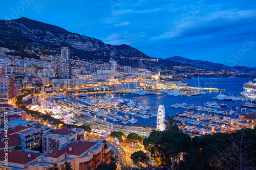 Cityscape of Montecarlo, Principality of Monaco