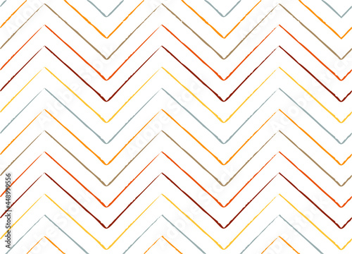 Seamless vector pattern on the theme of Halloween, colored lines on a white background. Endless texture for wallpaper, flyers, covers, banners, fill pattern, web page, background, surface.