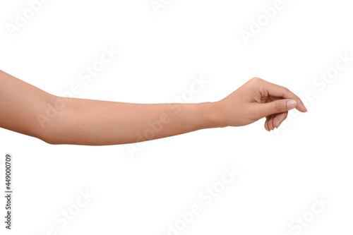 Hand Figures isolated on white background.