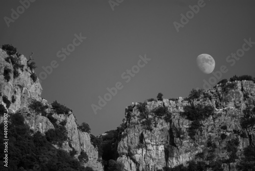 Luna sobre las montañas, Arroyofrío.