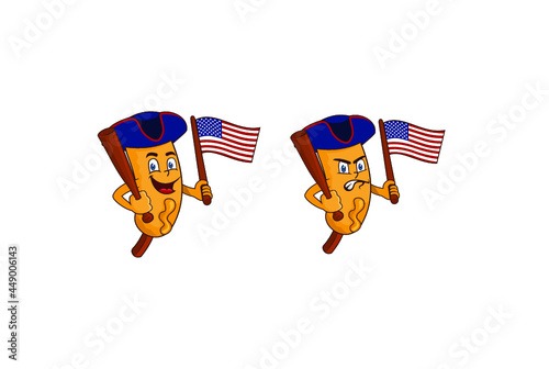 corn dog basball mascot
