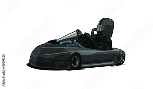 go kart illustration
