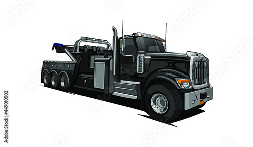tow truck illustration