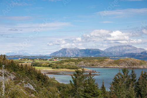 View from Torhatten ,Helgeland,Nordland county,scandinavia,Europe © Gunnar E Nilsen