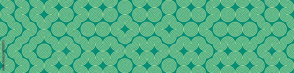Abstract Geometric Pattern generative computational art illustration
