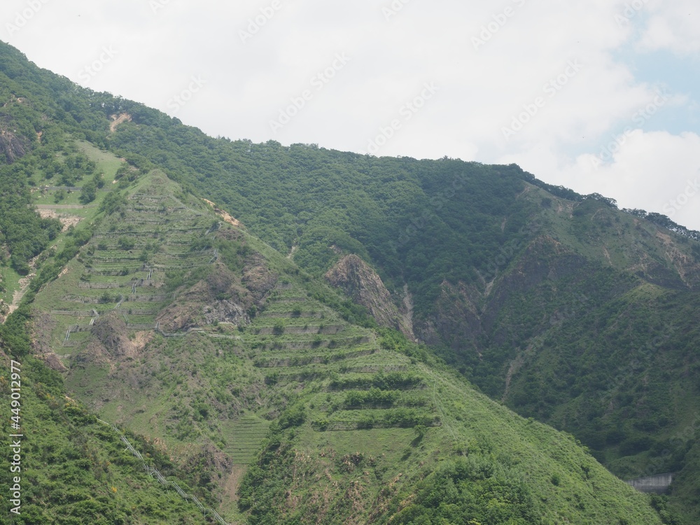 Fototapeta premium Various landscapes in the Ashio area