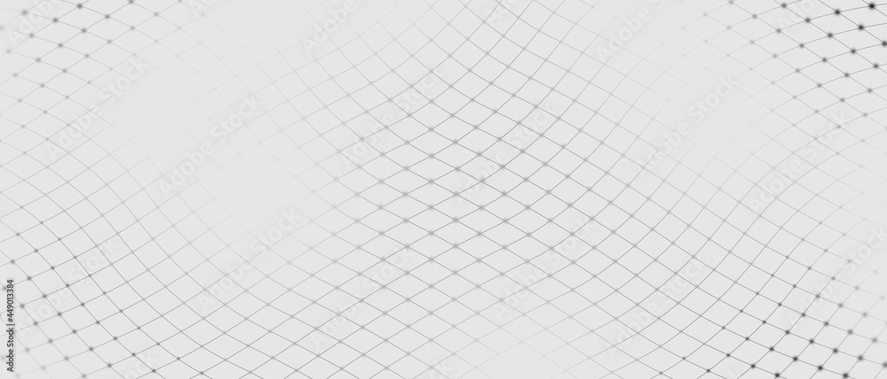 White Gray background. 3d dotted surface. background illustration White Gray background. 3d dotted surface. background illustration