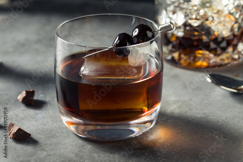 Boozy Refreshing Chocolate Old Fashioned Cocktail