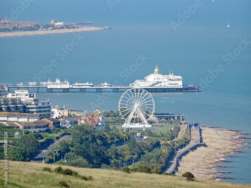 Eastbourne pier and Ferris whee
