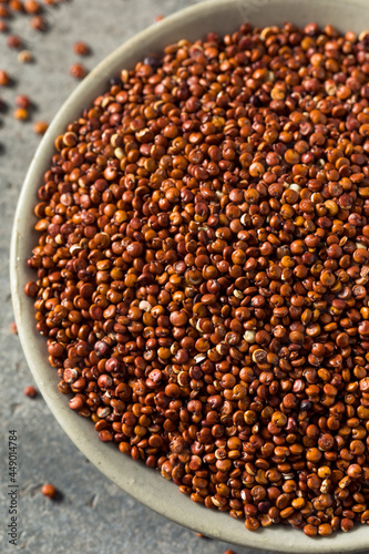 Raw Dry Organic Red Quinoa © Brent Hofacker