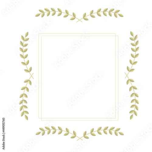 millet twigs on a white background