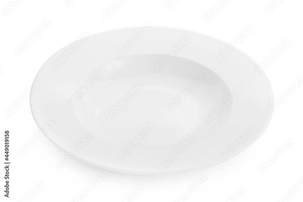white plate isolated on white background white plate isolated on white background