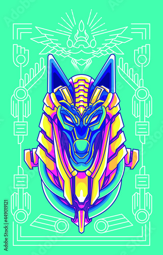 anubis popart