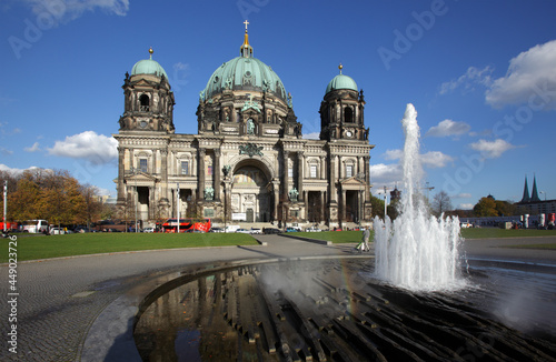 Berlin Cathedral and the fountain, Berlin, Germany