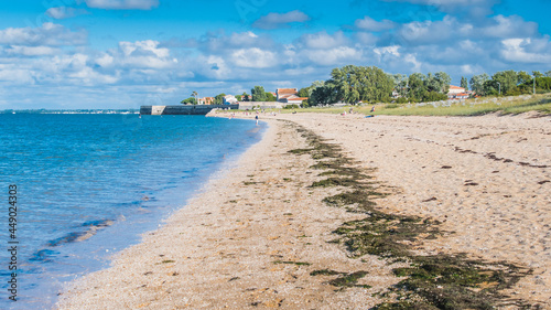 the beach of La Phibie on the island of Ol  ron  in France