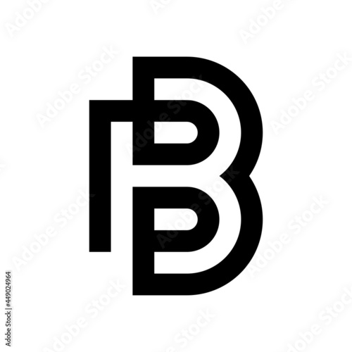 Letter PB BP logo design