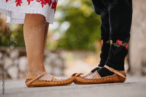 Serbian traditional folk costume photo