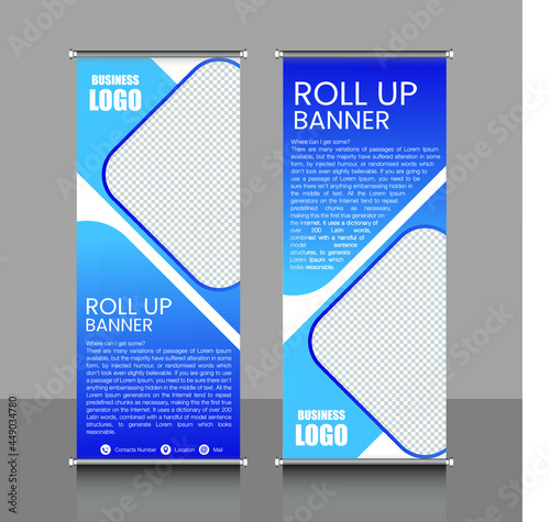 roll up banner, brochure, flyer, banner design, industrial, company, template, vector, abstract, line pattern background, modern x-banner, pull-up banner,  rectangle size banner.