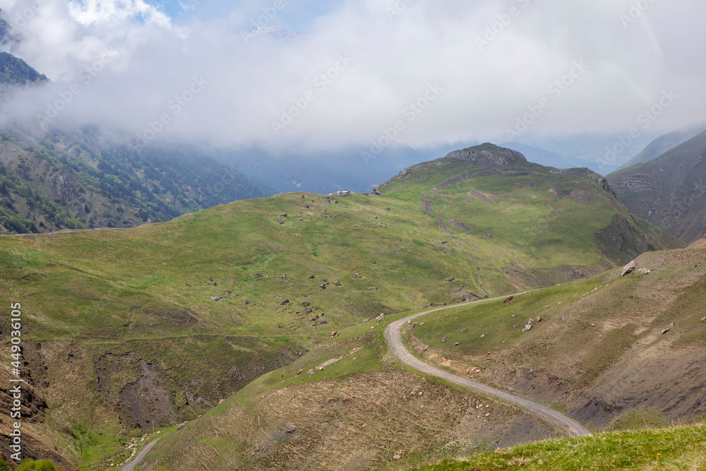 Mountain Digoria. North Ossetia. Russia.