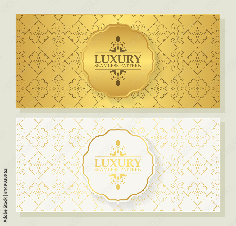 Fototapeta premium Luxury ornament pattern design background