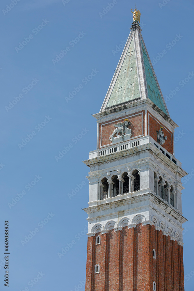 Tower bell at St Mark's Square, Venice, Italy