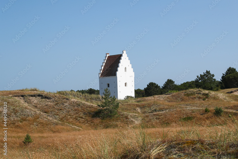 Den Tilsandede Kirke, Die versandete Kirche in Dänemark Den Tilsandede Kirke, Die versandete Kirche in Dänemark