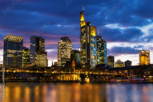 Frankfurt am Main Skyline - Wolkenkratzer © Uwe
