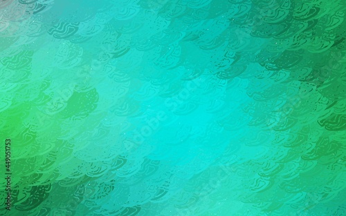 Light Green vector texture with abstract poly forms.