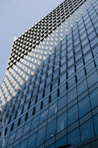 Glass and Steel of the Manitoba Hydro building in downtown Winnipeg, Manitoba, Canada