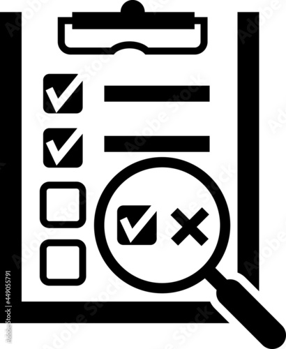 audit vector icon