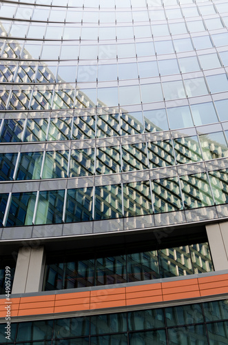 glass and steel building facade