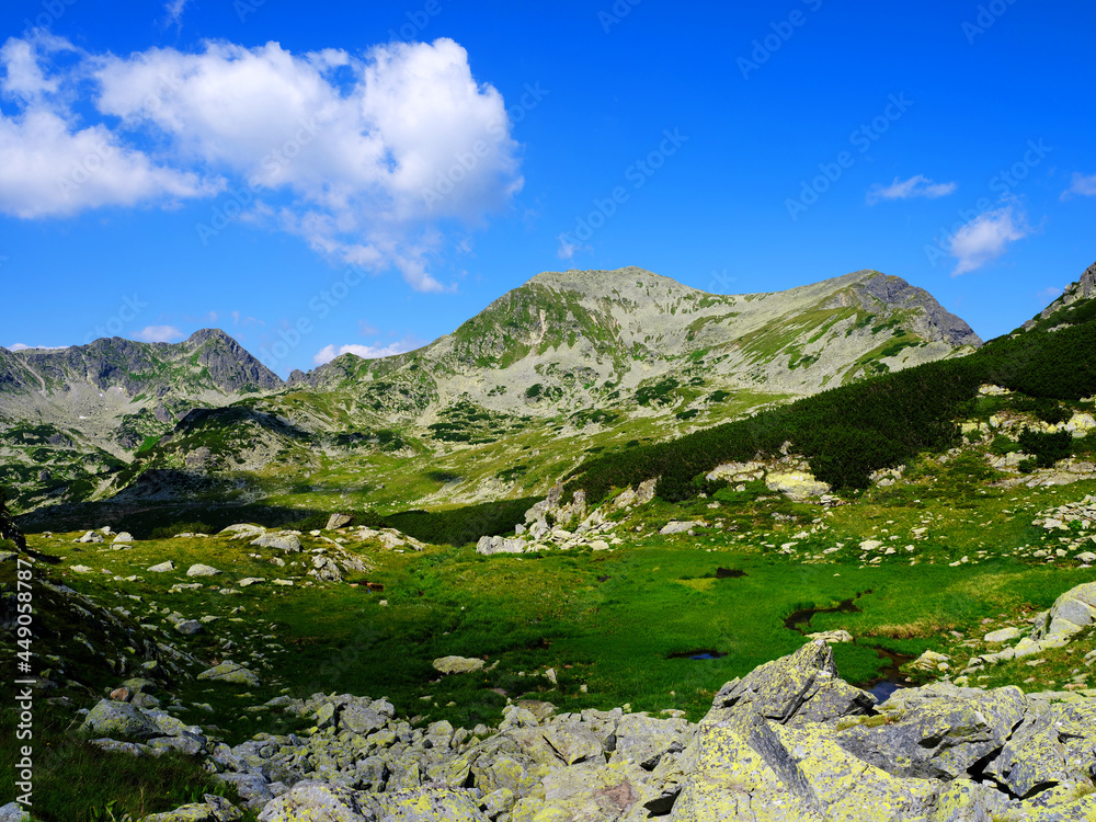Spring landscape in Retezat Mountains, Romania, Europe
