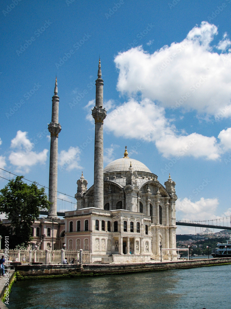 The Ortaköy Mosque in Istanbul.