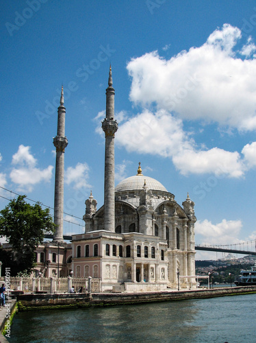 The Ortaköy Mosque in Istanbul.
