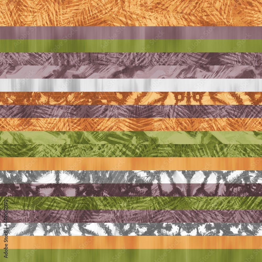 Seamless hip vogue random trendy stripe pattern print. High quality illustration. Detailed patterned strips of color. Luxury fashion or interior design print for surface design. Intricate posh style. Seamless hip vogue random trendy stripe pattern print. High quality illustration. Detailed patterned strips of color. Luxury fashion or interior design print for surface design. Intricate posh style.