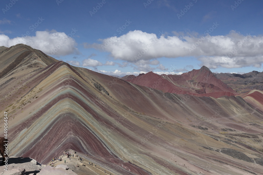 Fototapeta premium Montaña de colores