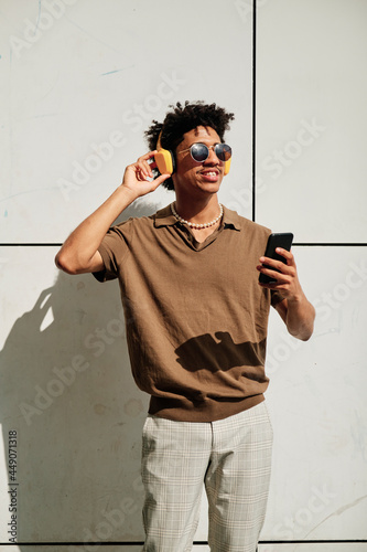 portrait of a black man in the city - fashion concept © Xavi